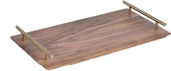 MIYUNO トレー 木製 茶席 天然木 お盆 おぼん 長方形 トレイ 小物入れ 茶道具 茶托 おしゃれ 盛器 小物入れ 茶道具 お皿 小皿 豆皿 胡桃色 カフェトレー ティー 中国茶器 急須置き 食卓 和食 洋食 和室 洋室 洋風 和風 お洒落 おしゃれ MUT