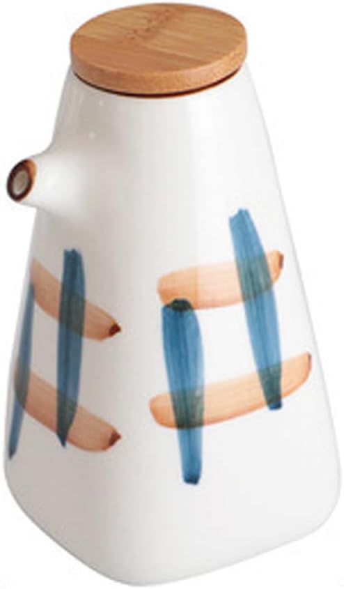 MIYUNO 醤油差し 陶器 醤油 ソース 調味料入れ しょうゆ差し おしゃれ 陶器製 和風 ドレッシング ボトル 調味料ポット 和食器 料理 酢 油入れ オイル容器 料理用 サラダ 高温耐性 漏れ防止 220ml 食卓用 刺身 ラーメン プレゼント カラー4