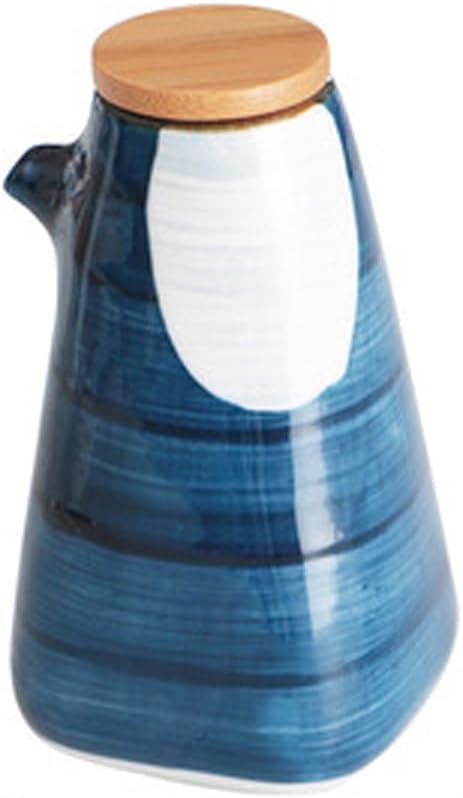 MIYUNO 醤油差し 陶器 醤油 ソース 調味料入れ しょうゆ差し おしゃれ 陶器製 和風 ドレッシング ボトル 調味料ポット 和食器 料理 酢 油入れ オイル容器 料理用 サラダ 高温耐性 漏れ防止 220ml 食卓用 刺身 ラーメン プレゼント カラー4