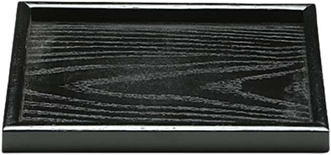 MIYUNOトレー 木製 茶席 お盆 丸型 トレイ ガラス 小物入れ 茶道具 茶托 おしゃれ 盛器 ガラス皿 小物入れ 茶道具 お皿 小皿 豆皿 カフェトレー ティートレー 茶器 急須置き 急須受台 お洒落 便利 家庭用 業務用