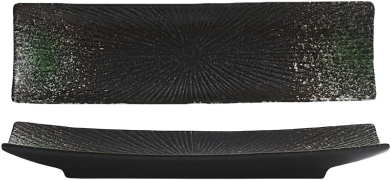 長角皿 2枚セット 29.7×8cm お皿セット すし 焼き物皿 魚 皿 刺身皿 焼き魚皿 寿司皿 長皿 長方形 プレート 食器 レストラン 居酒屋 和風 おしゃれ