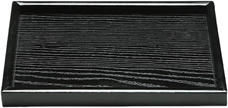 MIYUNOトレー 木製 茶席 お盆 丸型 トレイ ガラス 小物入れ 茶道具 茶托 おしゃれ 盛器 ガラス皿 小物入れ 茶道具 お皿 小皿 豆皿 カフェトレー ティートレー 茶器 急須置き 急須受台 お洒落 便利 家庭用 業務用