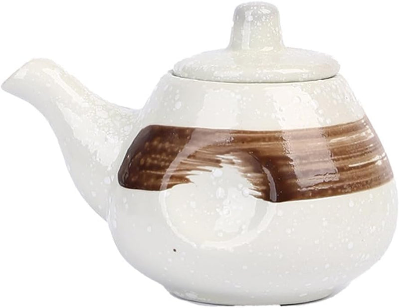 MIYUNO 醤油差し 陶器 醤油 陶器製 しょうゆ差し 和風 ソース 調味料入れ おしゃれ ドレッシング ボトル 調味料ポット 和食器 料理 酢 油入れ オイル容器 料理用 サラダ 高温耐性 漏れ防止 200ml 食卓用 刺身 ラーメン プレゼント カラー7
