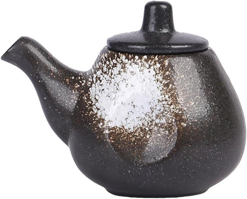 MIYUNO 醤油差し 陶器 醤油 陶器製 しょうゆ差し 和風 ソース 調味料入れ おしゃれ ドレッシング ボトル 調味料ポット 和食器 料理 酢 油入れ オイル容器 料理用 サラダ 高温耐性 漏れ防止 200ml 食卓用 刺身 ラーメン プレゼント カラー7