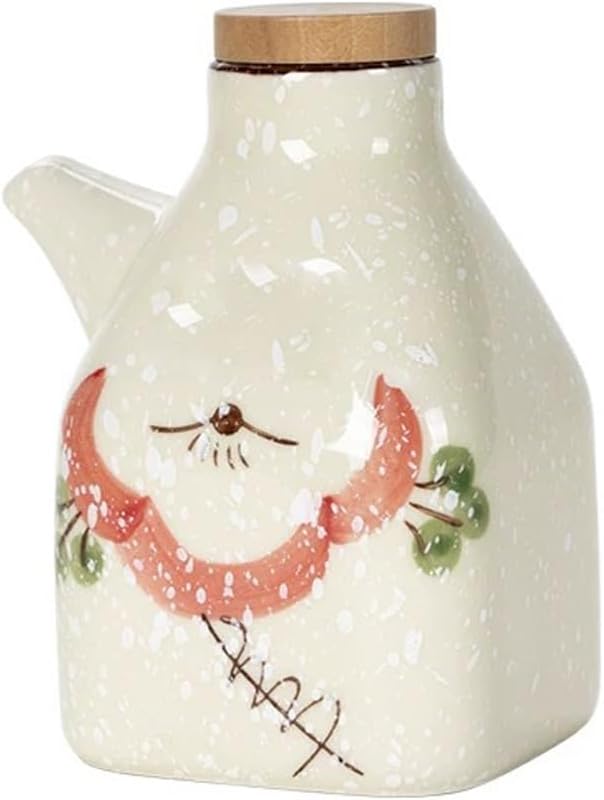 MIYUNO 醤油差し 陶器 しょうゆ差し 醤油 ソース 調味料入れ おしゃれ 陶器製 和風 ドレッシング ボトル 調味料ポット 和食器 料理 酢 油入れ オイル容器 料理用 サラダ 高温耐性 漏れ防止 食卓用 刺身 ラーメン プレゼント カラー1