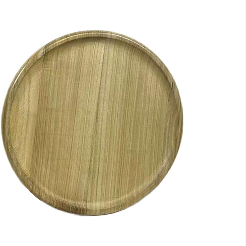 MIYUNO トレー 木製 茶席 お盆 おぼん 丸型 トレイ 小物入れ 茶道具 茶托 盛器 お皿 小皿 豆皿 カフェ ティー 急須置き 急須受台 便利 家庭用 業務用 プレゼント おしゃれ TONMYU