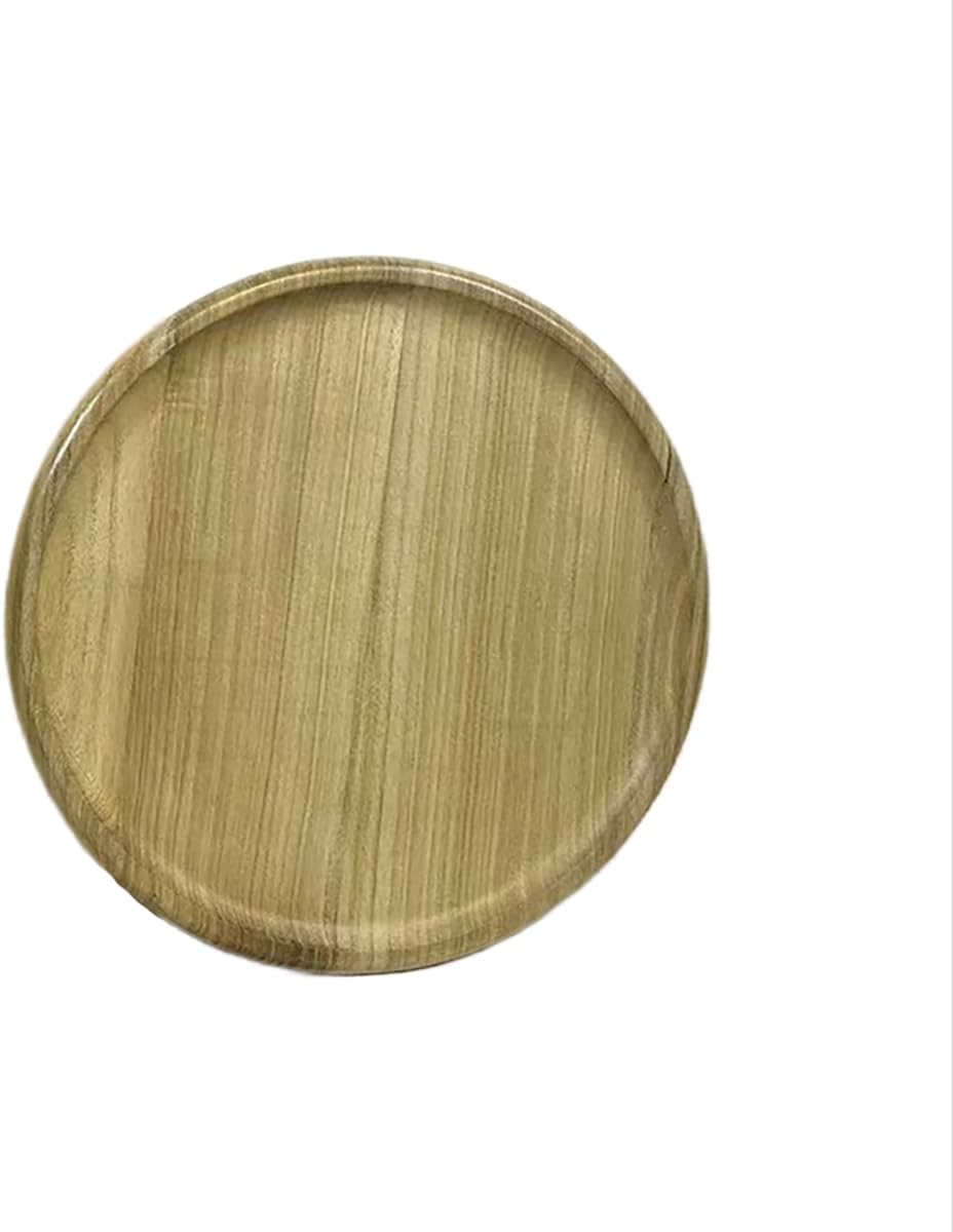 MIYUNO トレー 木製 茶席 お盆 おぼん 丸型 トレイ 小物入れ 茶道具 茶托 盛器 お皿 小皿 豆皿 カフェ ティー 急須置き 急須受台 便利 家庭用 業務用 プレゼント おしゃれ TONMYU