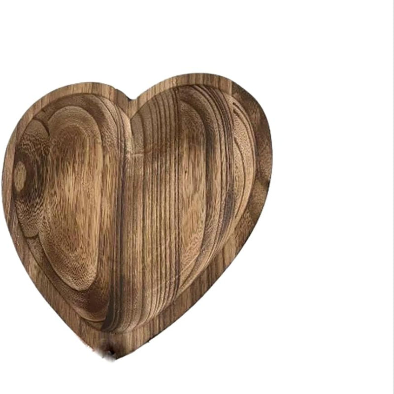 MIYUNO トレー 木製 茶席 お盆 おぼん 愛心の形 ハート 愛情 小物入れ 茶道具 茶托 盛器 お皿 小皿 豆皿 カフェ ティー 彼女 彼氏 結婚祝い プレゼント おしゃれ AIXN