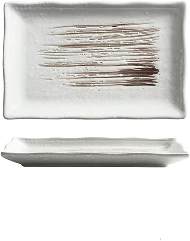 長角皿 陶器 お皿セット すし 焼き物皿 魚 皿 刺身皿 焼き魚皿 寿司皿 長皿 魚料理 和食 揚げ物 お茶 ソース入 薬味壺 長方形 プレート 食器 レストラン 居酒屋 和風 磁器 おしゃれ HEKOUP