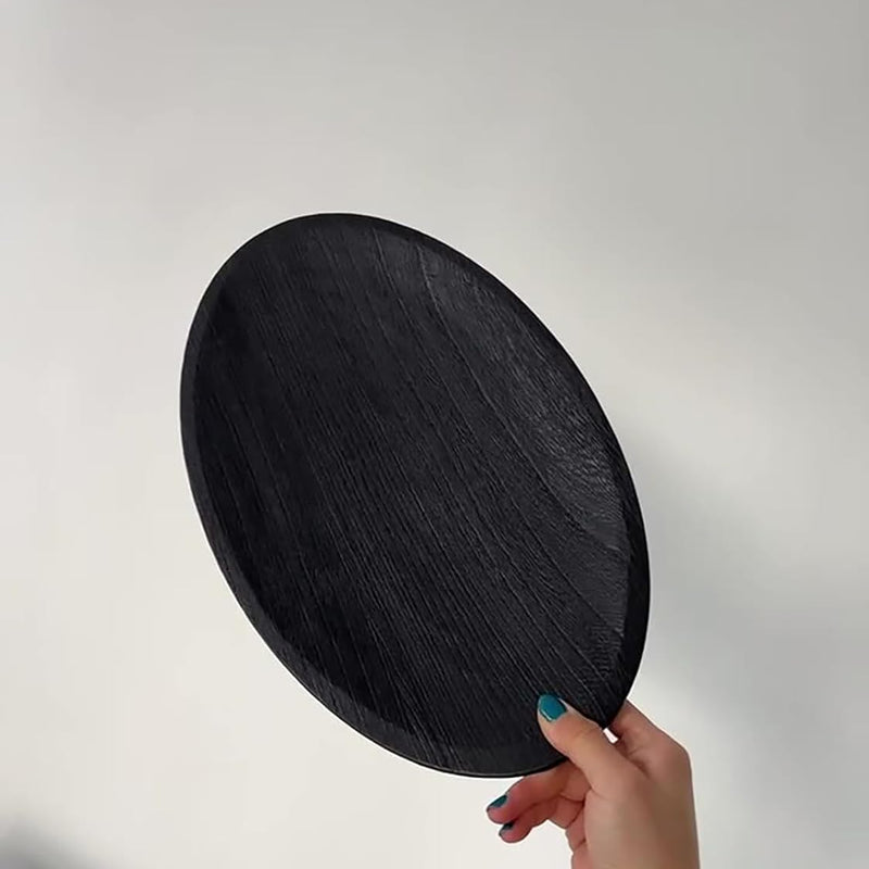 MIYUNO トレー 木製 茶席 お盆 おぼん 丸型 楕円 トレイ 小物入れ 茶道具 茶托 盛器 お皿 小皿 豆皿 カフェ ティー 急須置き 急須受台 便利 家庭用 業務用 プレゼント おしゃれ TASHTYU