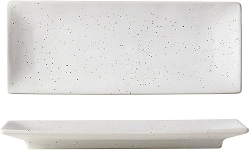 MIYUNNO 焼物皿 刺身皿 陶器 和食器 長皿 磁器 皿 角皿 焼き魚皿 焼き物皿 魚料理 レストラン 居酒屋 和風 おしゃれ 電子レンジ 食洗機対応 食器 お皿セット 5枚セット カラー1 26.5x10.5x2.4cm