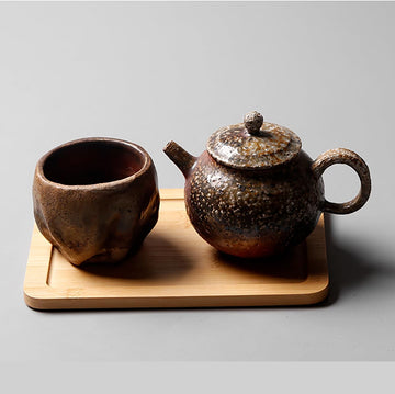 MIYUNO トレー 竹製 茶席 お盆 おぼん 方形 トレイ 小物入れ 茶道具 茶托 おしゃれ 盛器 小物入れ 茶道具 お皿 小皿 豆皿 胡桃色 カフェトレー ティートレー 中国茶器 急須置き お洒落 おしゃれ