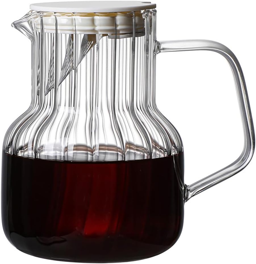 コーヒーサーバー ドリッパー コーヒードリッパー 耐熱ガラス 700ml 1000ml ポットの蓋付き 2~10人用 器具 コーヒーサーバーセット ハンドドリップ コーヒーカラフェ コーヒーサーバー 喫茶店 おしゃれ
