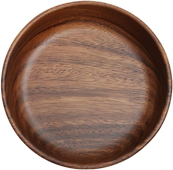 MIYUNO サラダボウルセット 無垢材 フルーツ スープ 料理用 木製ボウル キッチン用 フルーツトレー キャンディディッシュ お菓子 食卓にぴったり 木目 おしゃれ