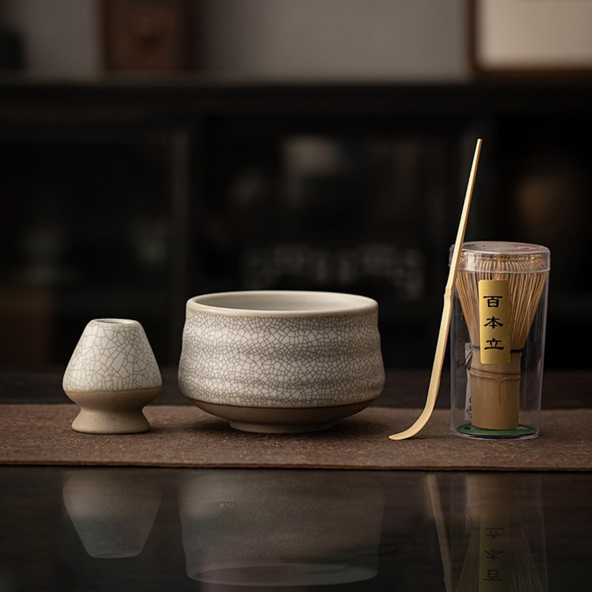 茶道具4点 MIYUNO 抹茶セット お点前セット 茶道具 セット 4点セット 茶杓 茶筅