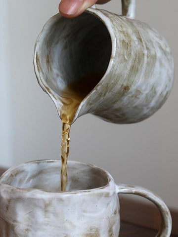 コーヒードリッパー コーヒーサーバーセット 300ml 陶器製 レトロ 侘び寂び ハンドドリップセット コーヒーサーバー ドリッパー 電子レンジ·食洗機対応 コーヒー用品 洗いやすい 多用途 家用 喫茶店 プレゼント おしゃれ 1~2杯用 ブラック