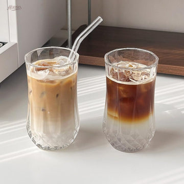 グラス おしゃれ ガラス 透明コップ ティー コーヒー コカップ ミルク 酒グラス 耐熱 耐冷 食洗機対応 お祝い プレゼント 贈り物