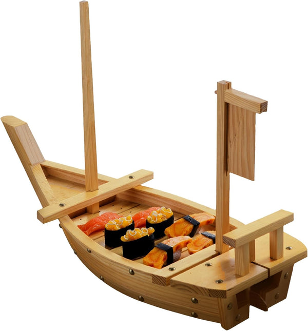 舟盛り 器 特大 寿司ボート 寿司船 舟盛り の 船 舟 盛り 舟 刺身 舟盛り 大 船盛 器 寿司 寿司盛台 刺身盛台 和食 舟盛り 盛器 刺身やお寿司の盛り付けに 和風 sushi 刺身盛り合わせ 豪華 業務用 飲食店 日本料理 高級料亭 家庭用 宴会用 木製 長さ50CM