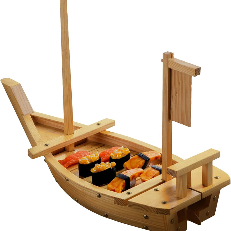 舟盛り 器 特大 寿司ボート 寿司船 舟盛り の 船 舟 盛り 舟 刺身 舟盛り 大 船盛 器 寿司 寿司盛台 刺身盛台 和食 舟盛り 盛器 刺身やお寿司の盛り付けに 和風 sushi 刺身盛り合わせ 豪華 業務用 飲食店 日本料理 高級料亭 家庭用 宴会用 木製 長さ50CM