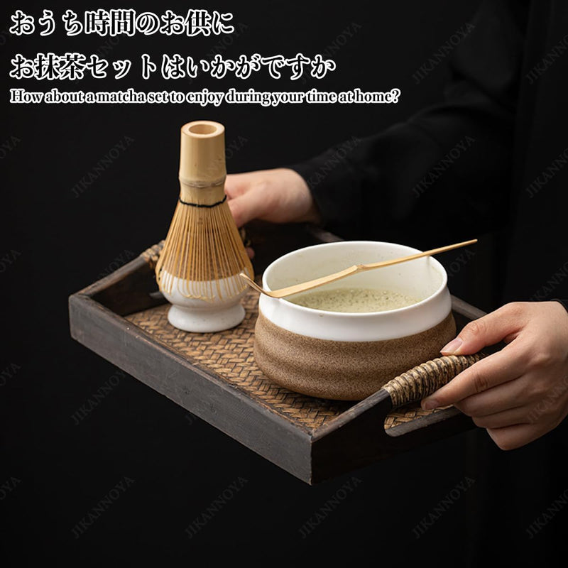 抹茶セット 初心者 お点前セット 茶道具 茶器 セット 4点セット 陶器 抹茶碗 茶杓 茶筅 茶せん 百本立 茶筅立て くせ直し お手入れも簡単 おうち時間グッズ 母の日 父の日 誕生日 贈り物 580ml グラデーショングリーン