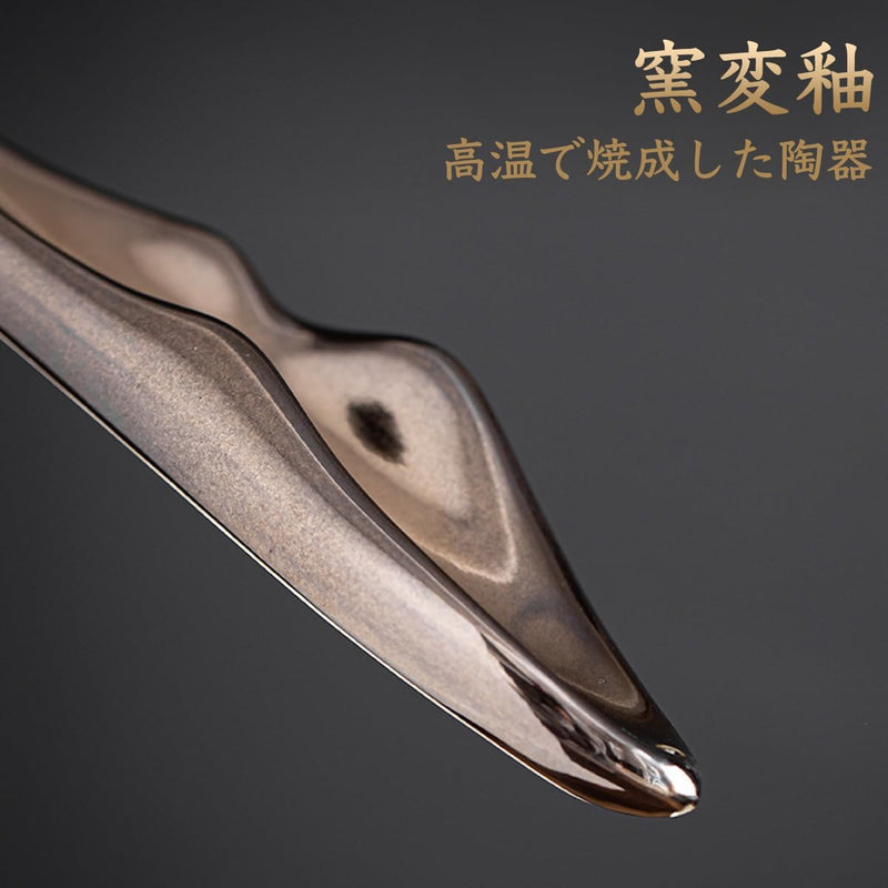 線香立て 灰がこぼれない 横置き 陶器 お香立て ミニ おしゃれ インセンスホルダー 香炉 線香皿 御洒落 人気 仏壇用 睡眠 リラックス 茶室 茶道 瞑想 書斎 長さ25.5cm ブラックゴールド