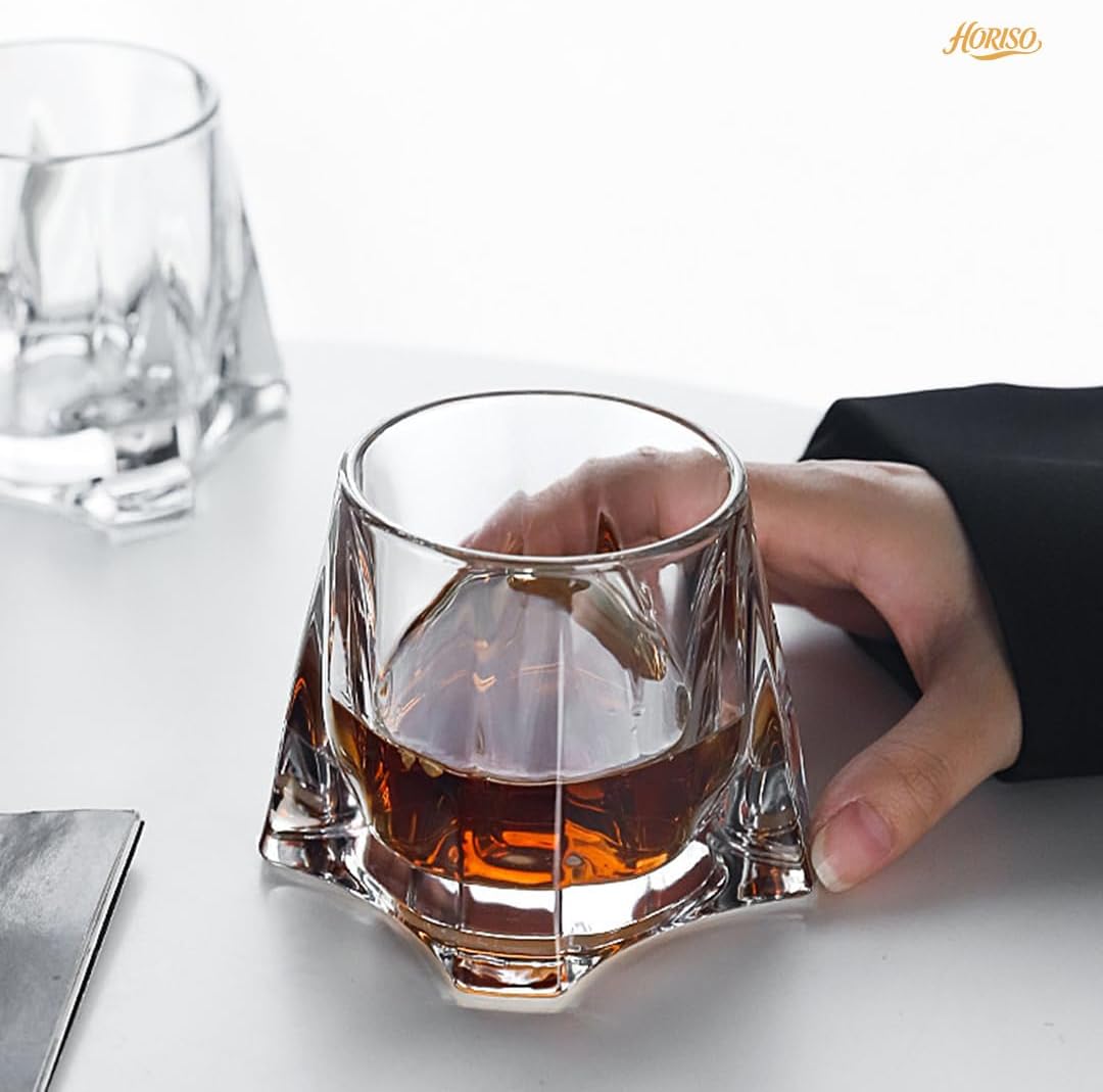 ガラス ウイスキーグラス コップ 透明 おしゃれ 日本酒 ウイスキー 焼酎 カクテル対応 来客用 日常使い シンプル プレゼント ギフトにも最適