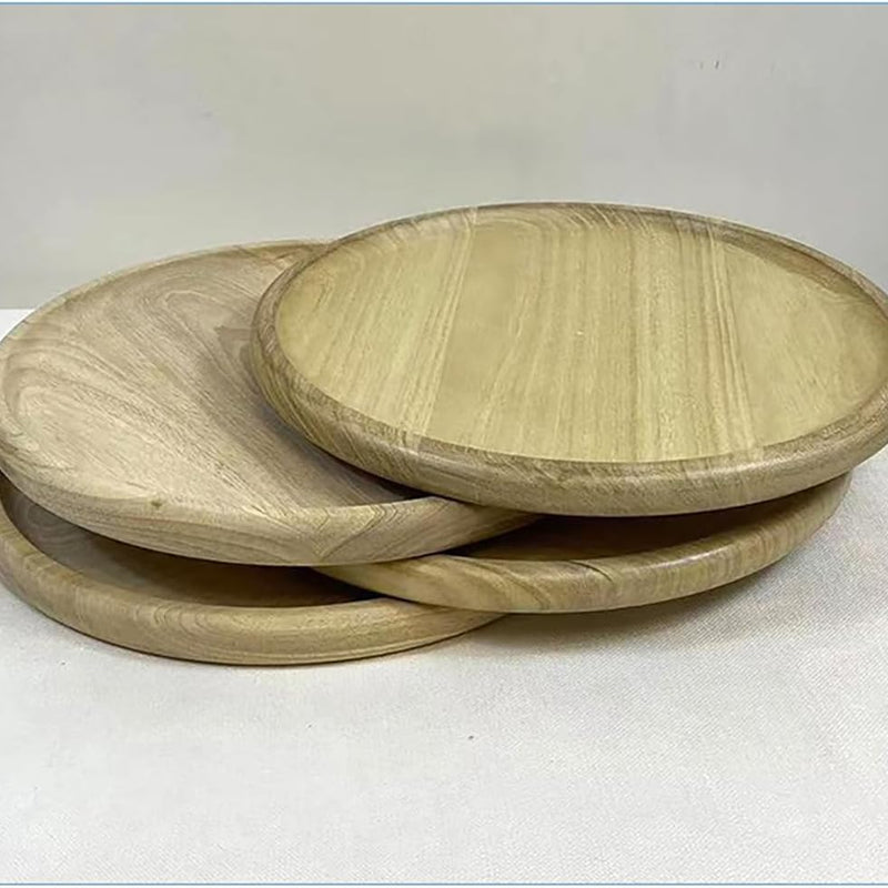 MIYUNO トレー 木製 茶席 お盆 おぼん 丸型 トレイ 小物入れ 茶道具 茶托 盛器 お皿 小皿 豆皿 カフェ ティー 急須置き 急須受台 便利 家庭用 業務用 プレゼント おしゃれ TONMYU