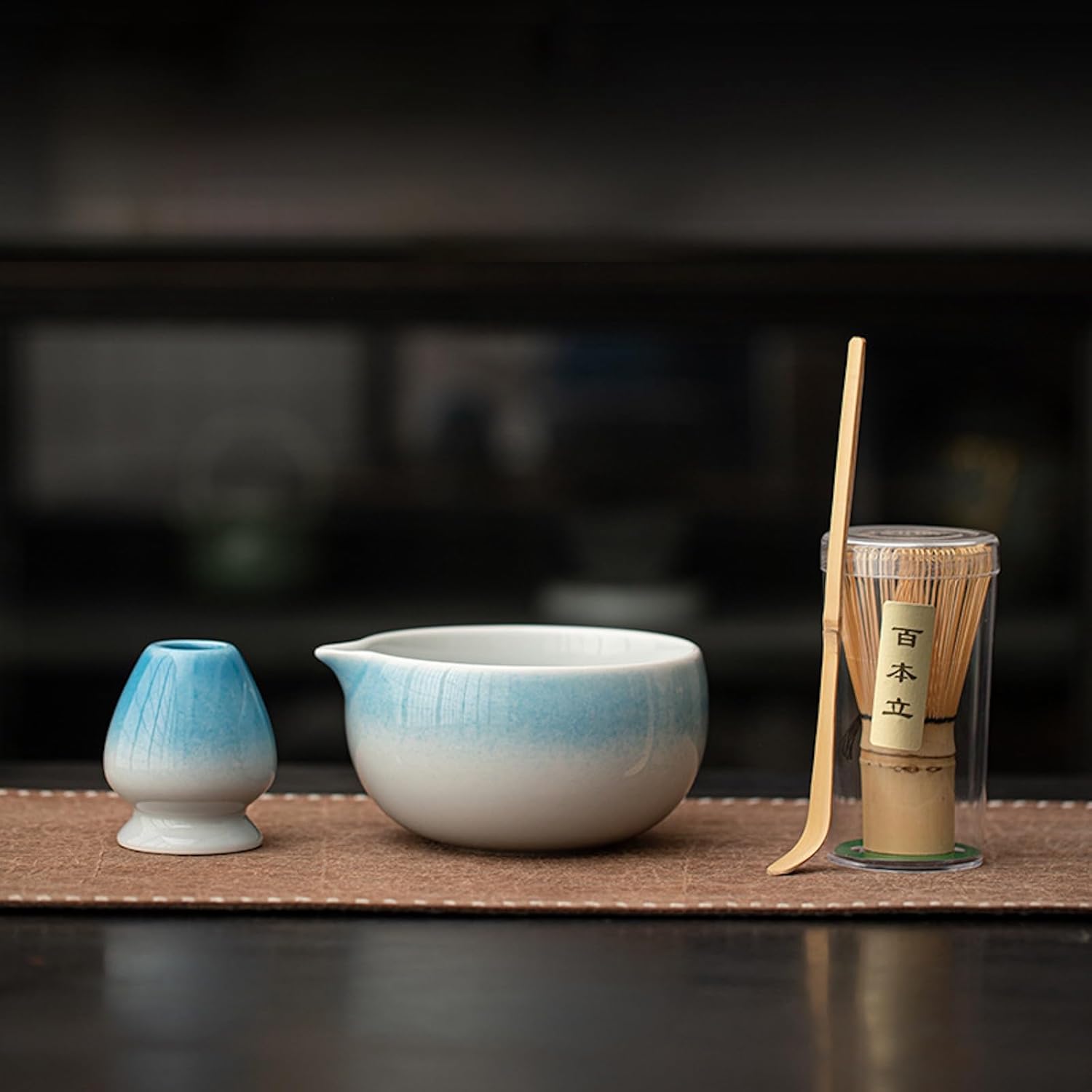 MIYUNO 抹茶 セット 抹茶セット 自宅用 茶道具 初心者 4点セット