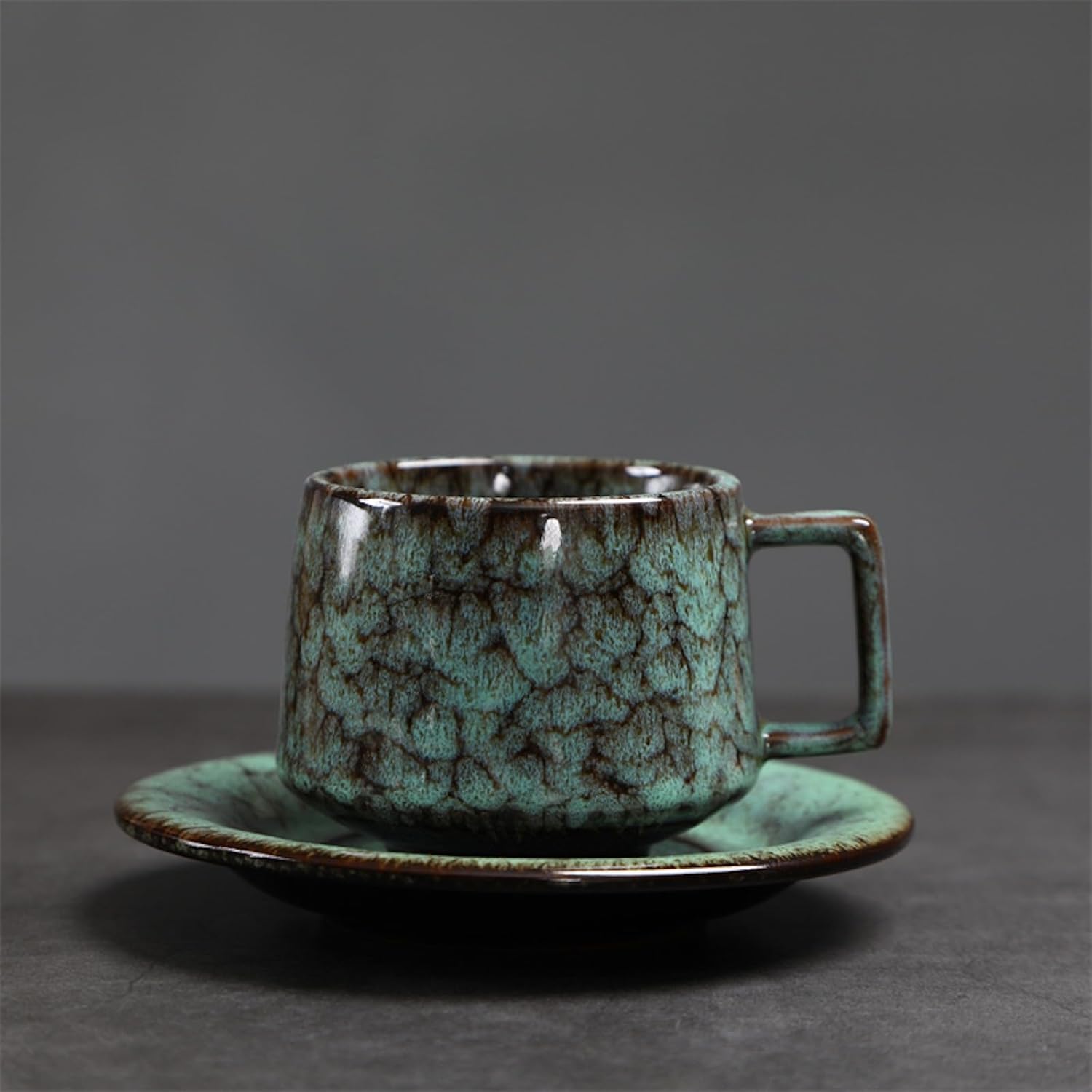 コーヒーカップ 陶器 ソーサー セット セラミック カップアンドソーサー  180ml