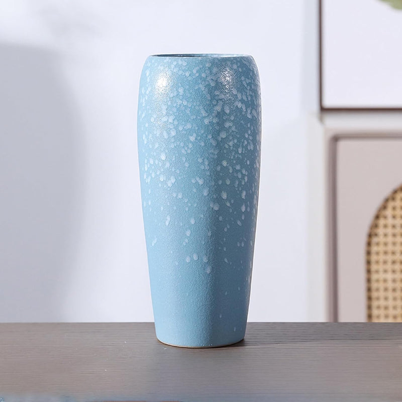 フラワーベース 花瓶 陶器 大きい flower vase 割れない 一輪挿し インテリア 花器 シンプル おしゃれ 生け花 造花 ドライフラワー 北欧 飾り インテリア飾り ins ギフト プレゼント 高さ24.5cm HP03