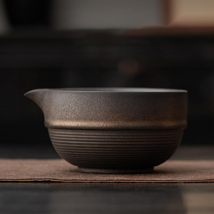 茶碗（ブラックゴールド）
