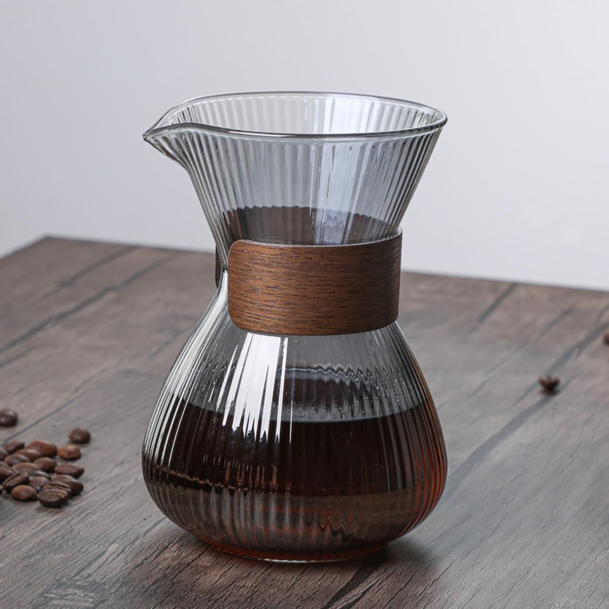 コーヒーサーバー 割れない ドリップコーヒーサーバー 大容量 コーヒードリッパー 耐熱ガラス 400ml 高ホウ素シリカガラス材料 ペーパーコーヒーフィルター不要 器具 コーヒーサーバーセット ハンドドリップ コーヒーカラフェ コーヒーサーバー 喫茶店 おしゃれ
