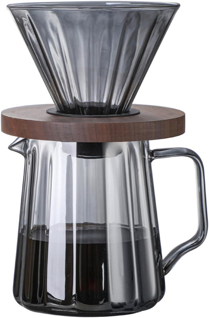 グレー2点セット（コーヒードリッパー+コーヒーサーバー550ml）