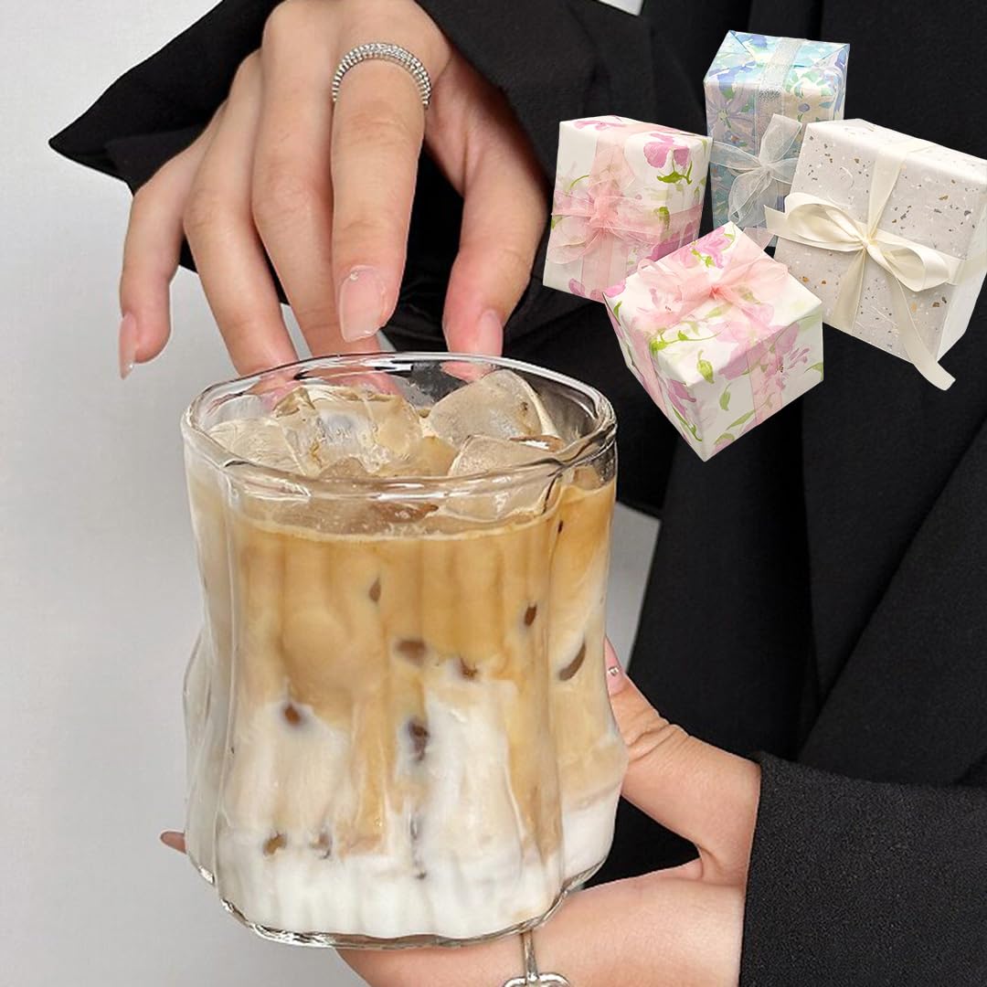 グラス ガラス おしゃれ コップ 透明コカップ ティー 酒グラス コーヒー ミルク 耐熱 耐冷 お祝い プレゼント 食洗機対応 贈り物
