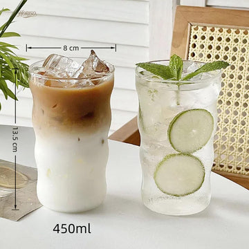 グラス おしゃれ ガラス カップ プレゼント コーヒーコ透明コカップ ティー シンプル 酒グラス 耐熱 耐冷 お祝い 贈り物 食洗機対応