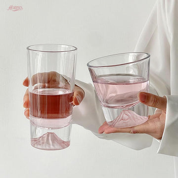 グラス おしゃれ ガラス カップ 耐熱 耐冷 透明コカップ ティー 酒グラス コーヒーコ シンプル プレゼント お祝い 食洗機対応 贈り物