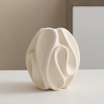 フラワーベース 花瓶 陶器 白 大きい flower vase 割れない 一輪挿し インテリア 花器 シンプル おしゃれ 生け花 造花 ドライフラワー 北欧 飾り インテリア飾り ins ギフト プレゼント ホワイト 高さ21.5cm HP02