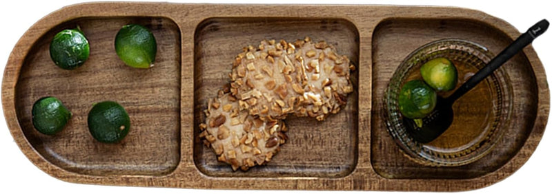 木製トレー 長方形 小物入れ 滑らないトレー 23×11×2cm