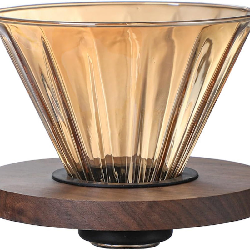 コーヒーサーバー 割れない 高ホウ素シリカガラス材料 耐熱ガラス 直火対応 耐寒性 ドリッパー 電子レンジ·食洗機対応 コーヒー用品 洗いやすい 多用途 家用 喫茶店 1~4杯用 550ml 透明