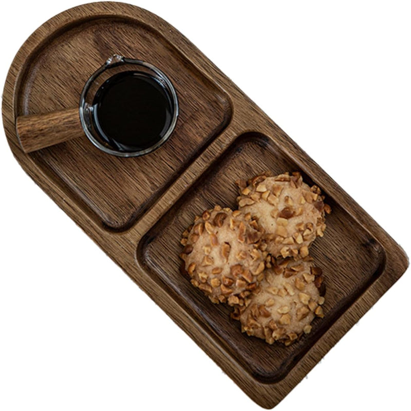 木製トレー 長方形 小物入れ 滑らないトレー 23×11×2cm