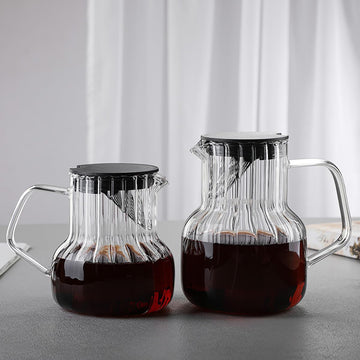 コーヒーサーバー ドリッパー コーヒードリッパー 耐熱ガラス 700ml 1000ml ポットの蓋付き 2~10人用 器具 コーヒーサーバーセット ハンドドリップ コーヒーカラフェ コーヒーサーバー 喫茶店 おしゃれ