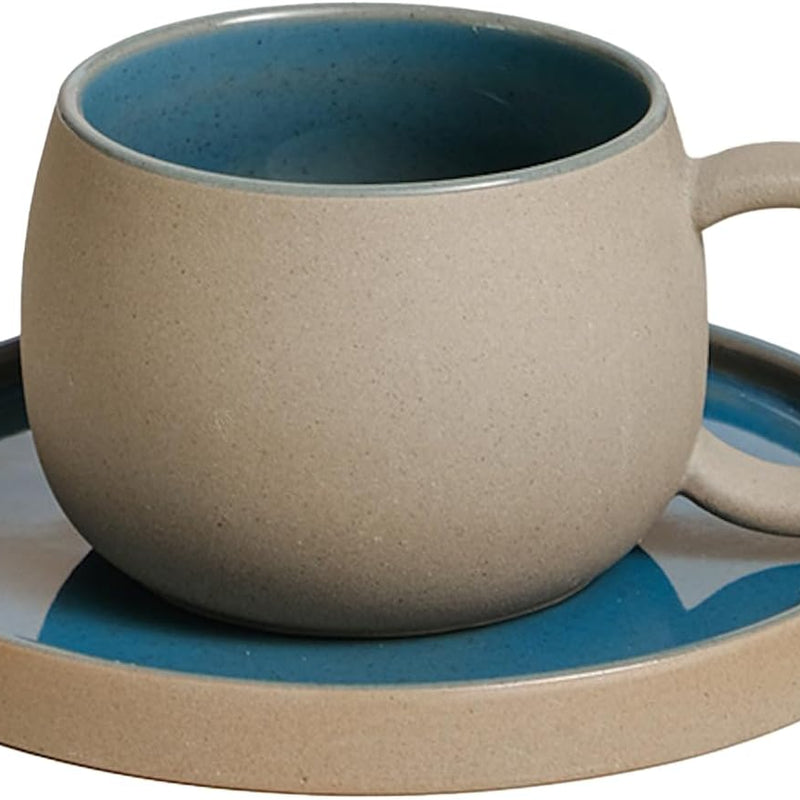 コーヒーカップ 陶器 ソーサー セット セラミック  250ml ピンク