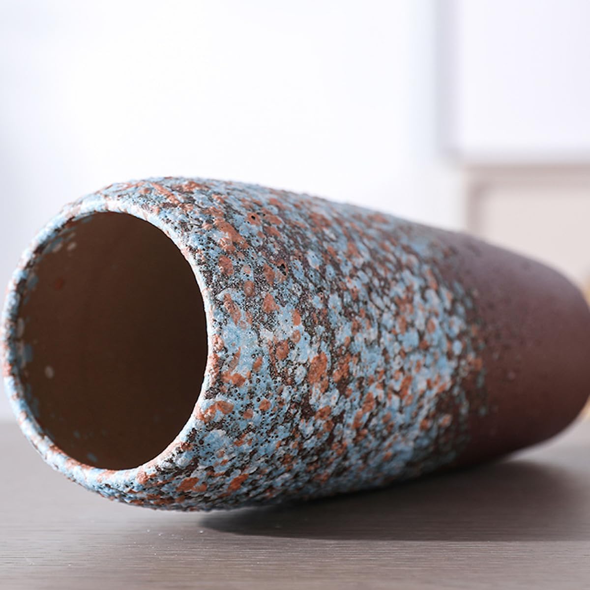 フラワーベース 花瓶 陶器 大きい flower vase 割れない 一輪挿し インテリア 花器 シンプル おしゃれ 生け花 造花 ドライフラワー 北欧 飾り インテリア飾り ins ギフト プレゼント 高さ24.5cm HP03