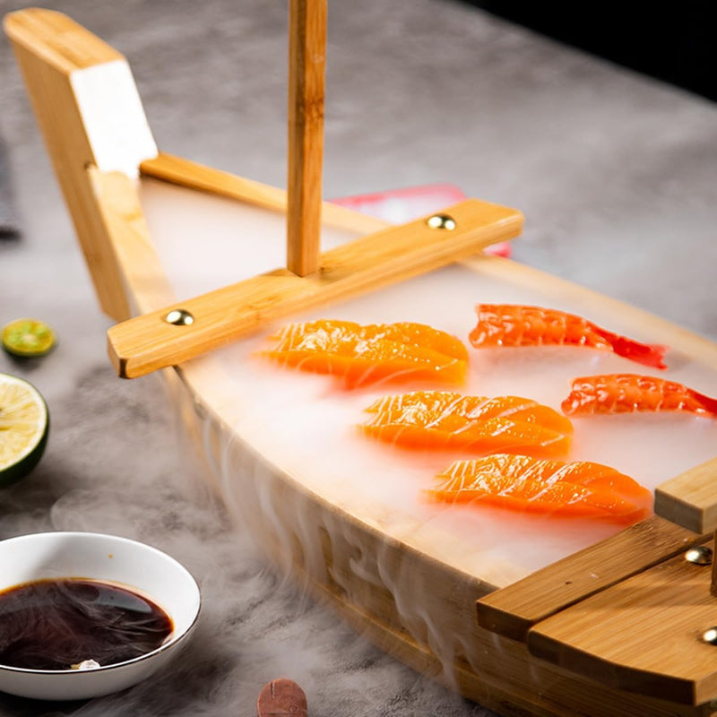 寿司ボート 寿司船 舟盛り器 寿司 寿司盛台 刺身盛台 和食 舟盛り 盛器 刺身やお寿司の盛り付けに 和風 sushi 刺身盛り合わせ 豪華 業務用 飲食店 日本料理 高級料亭 宴会用 家庭用 竹製 長さ90CM