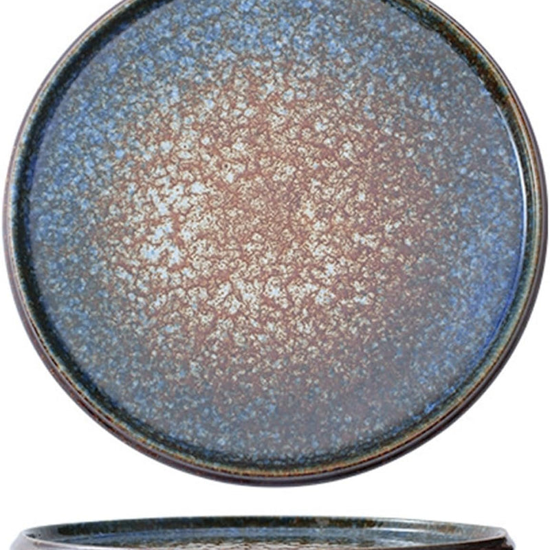 MIYUNO 皿 丸皿 大皿 プレート 焼物皿 ケーキ皿 パスタ皿 プレート 焼き物皿 デザート取り皿 刺身皿 和食器 和皿 魚 お皿 食器 魚焼き器 dish 丸 陶器 陶盤 割れない 耐熱 電子レンジ 食洗機対応 和風 あじわい おしゃれ 業務用 レストラン 居酒屋 北欧 29cm 北欧 TCPYX07