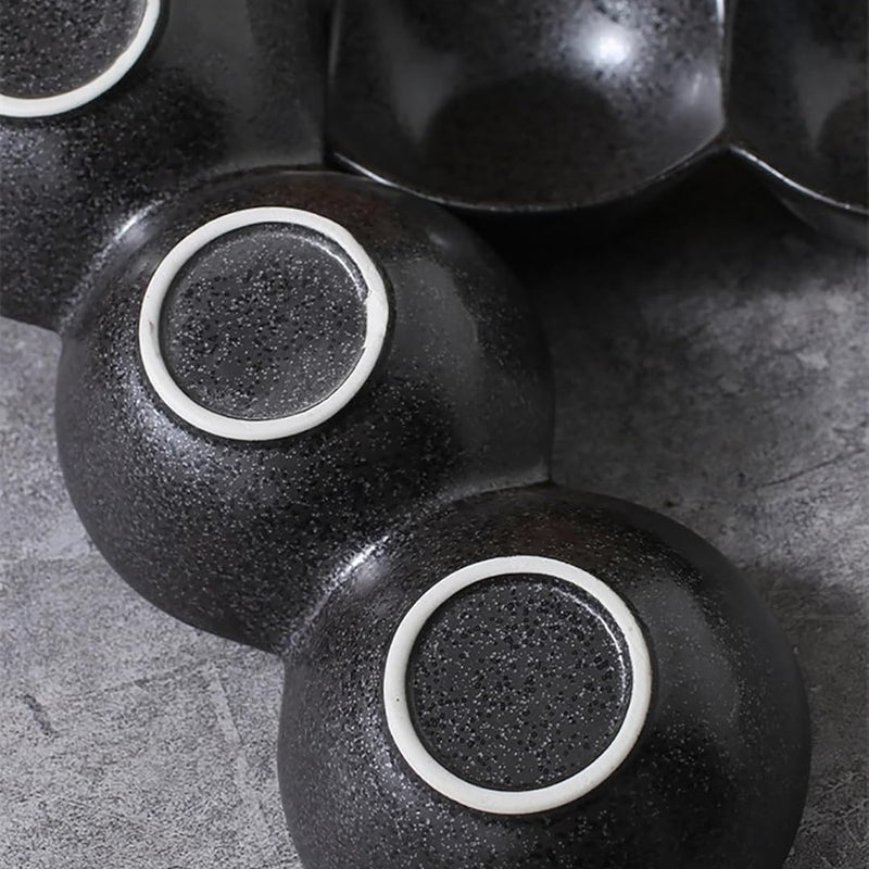 三品皿 3セット 丸型 窯変 陶器 薬味皿 付出皿 仕切り皿 三連皿 たれ皿 醤油 焼き肉 タレ皿 焼肉 調味料 副菜 タレ入れ 薬味入れ 料亭 旅館 和食器 飲食店 居酒屋 業務用 お供に 食洗器 電子レンジ対応 ギフト おしゃれ SPYUAN