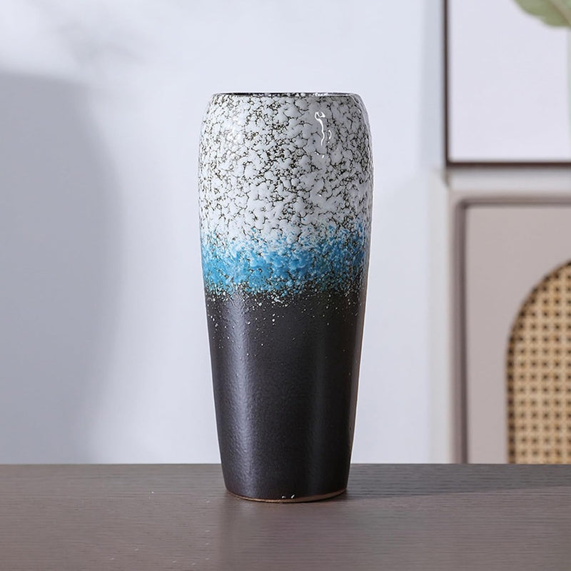 フラワーベース 花瓶 陶器 大きい flower vase 割れない 一輪挿し インテリア 花器 シンプル おしゃれ 生け花 造花 ドライフラワー 北欧 飾り インテリア飾り ins ギフト プレゼント 高さ24.5cm HP03