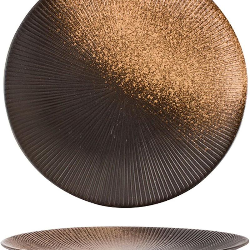 MIYUNO パスタ皿 皿 カレー皿 丸皿 プレート 焼物皿 ケーキ皿 焼き物皿 デザートプレート 取り皿 刺身皿 和食器 和皿 魚 お皿 食器セット 魚焼き器 dish 大皿 丸 陶器 陶盤 割れない 耐熱 電子レンジ 食洗機対応 和風 あじわい おしゃれ 業務用 レストラン 居酒屋 25.3cm 3枚セット TCPYX14