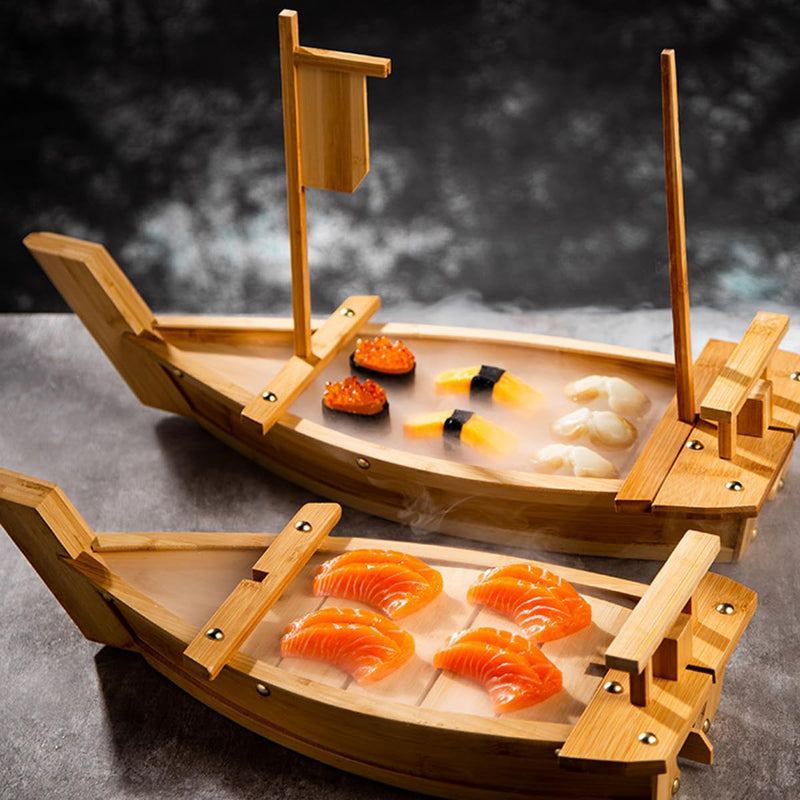 寿司ボート 寿司船 舟盛り器 寿司 寿司盛台 刺身盛台 和食 舟盛り 盛器 刺身やお寿司の盛り付けに 和風 sushi 刺身盛り合わせ 豪華 業務用 飲食店 日本料理 高級料亭 宴会用 家庭用 竹製 長さ90CM
