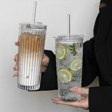 グラス おしゃれ カップ ガラス 透明コップ ティー コーヒーコ 酒グラス 耐熱 耐冷 シンプル プレゼント お祝い 食洗機対応 贈り物